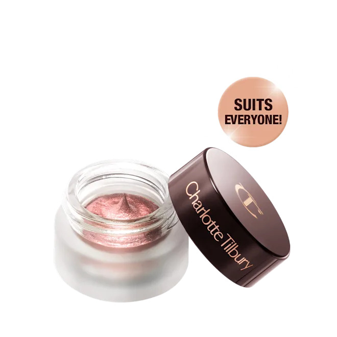 Кремові тіні для повік Charlotte Tilbury Beauty EYES TO MESMERISE CHAMPAGNE Long-Lasting, Champagne-Pink Cream Eyeshadow to Light Up Your Eyes!